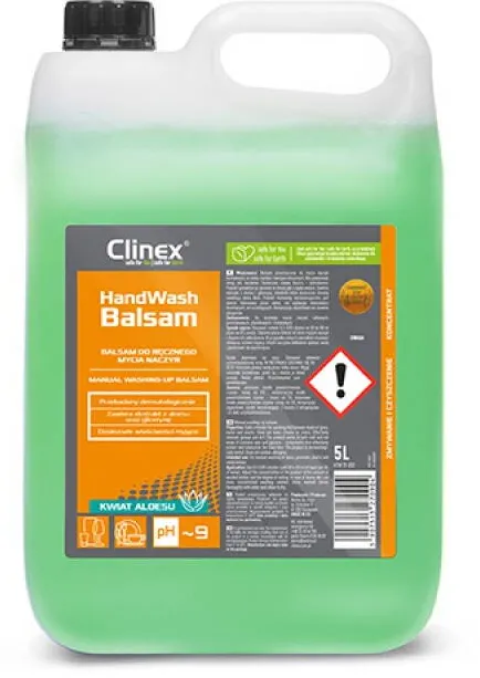 Clinex Hand Wash Balm, 5 litri, detergent lichid pt. degresarea vaselor - cu aloe vera si glicerina