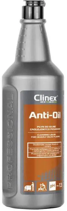 Clinex Anti-Oil, 1 litru, detergent pentru suprafete imbibate in ulei