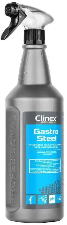 Clinex Steel, 1litru, detergent de curatare acid pentru suprafete si echipamente din otel inoxidabil