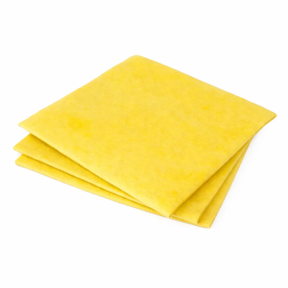 York Lavete universale, 38 x 35cm, 10 buc/set, 140gsm, ideale pt. Horeca, nu lasa scame, CleanUp - galben