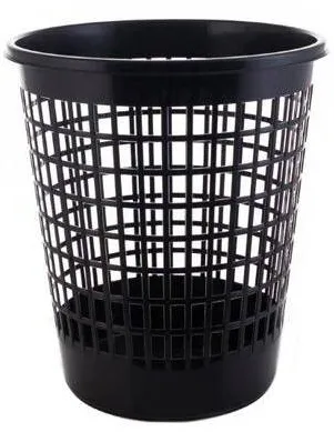 Plafor Cos plastic cu perforatii, capacitate 50l, PLAFOR - negru