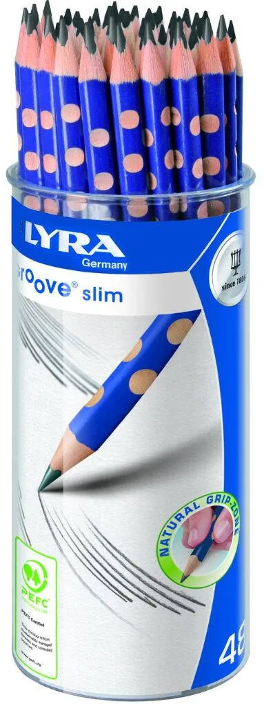LYRA Creion grafit LYRA Groove Slim - HB, 48 buc/tub