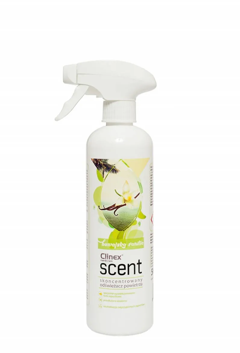 Clinex Scent Hawaiian Vanilla, 500 ml, cu pulverizator, odorizant de camera