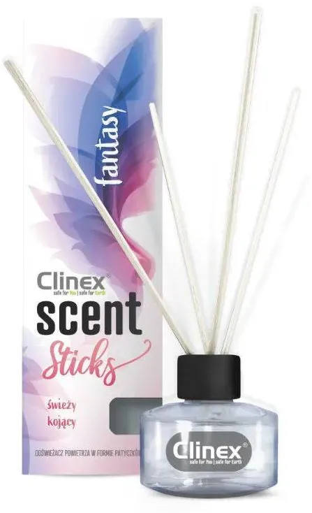 Clinex Scent Sticks Fantasy - odorizant de camera, 45ml, cu betisoare