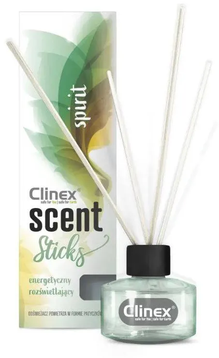 Clinex Scent Sticks Spirit - odorizant de camera, 45ml, cu betisoare