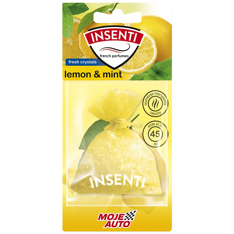 INSENTI Air Freshener INSENTI Fresh Crystals - lemon & mint, 20g