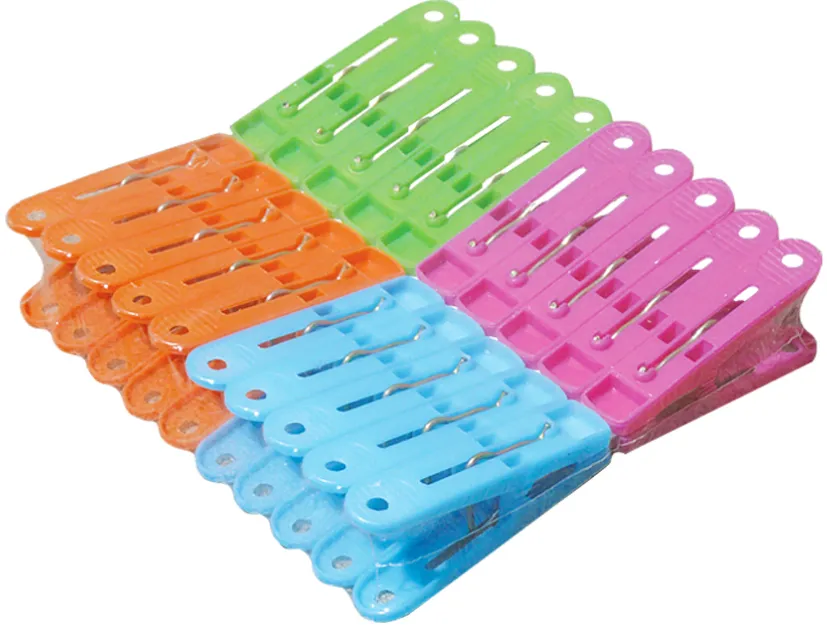 York Clesti pentru rufe, din plastic, 20 buc/set, Azur Mini - culori asortate