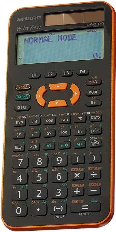 Sharp Calculators Calculator stiintific, 16 digits, 335 functii, 168x80x14mm, dual power, SHARP EL-W531XGYR -