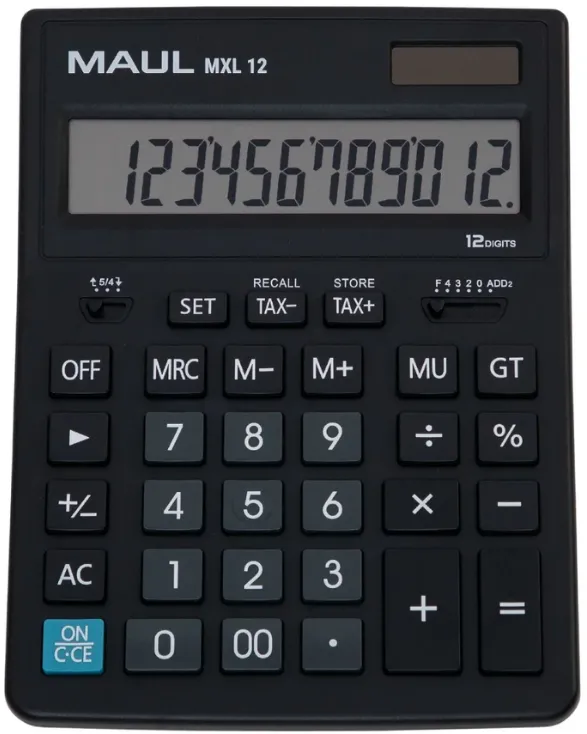Maul Calculator de birou MXL12, 12 digits - negru