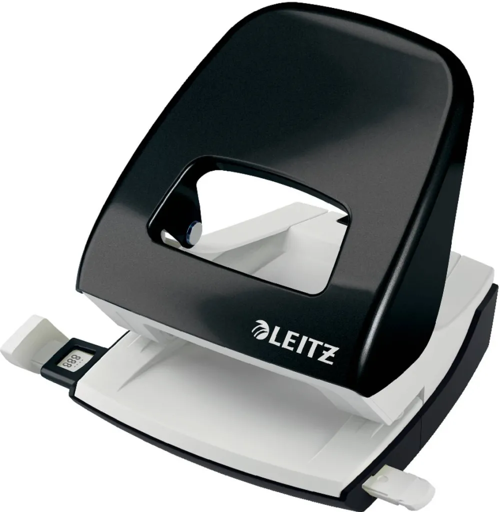Leitz Perforator metalic LEITZ WOW 5008 NeXXt Series, 30 coli, negru