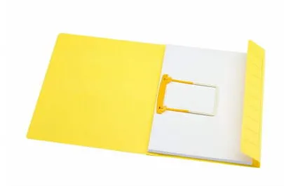 Djois Dosar carton color cu alonja arhivare de mare capacitate, DJOIS Secolor - galben