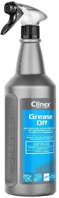 Clinex GreaseOff, 1litru, cu pulverizator, concentrat, pt indepartare grasime de pe supraf lavabile