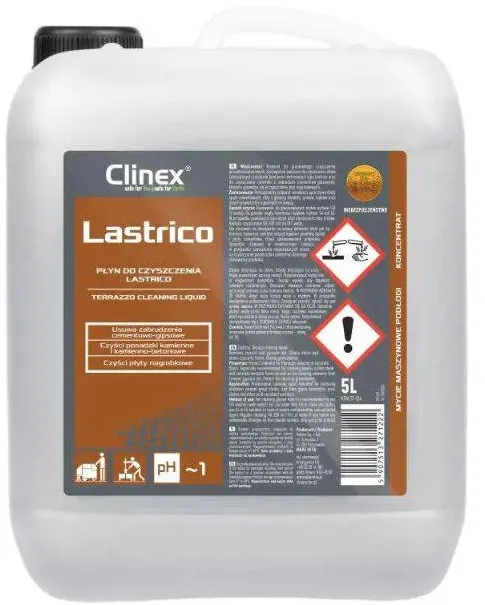 Clinex Lastrico, 5litri, detergent pt curatare terase, indepartare ciment, ipsos de pe supr ceramice