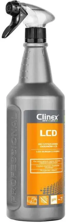 Clinex LCD, 1 litru, solutie pentru curatat ecrane LCD, monitoare