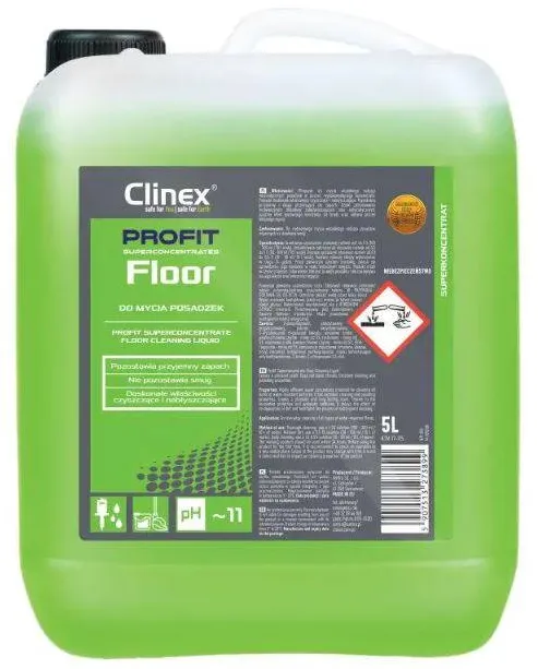 Clinex PROFIT Floor, 5 litri, solutie superconcentrata, curatare pardoseli