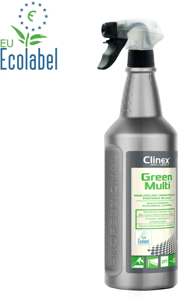 Clinex Green Multi, 1 litru, cu pulverizator, solutie pentru curatarea suprafetelor