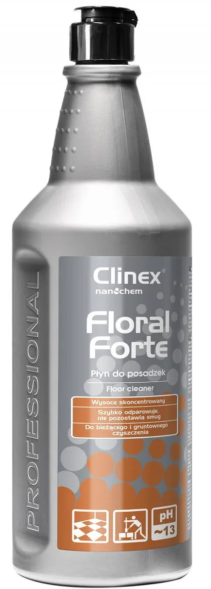 Clinex Floral Forte, 1 litru, detergent lichid, concentrat, pentru curatare pardoseli