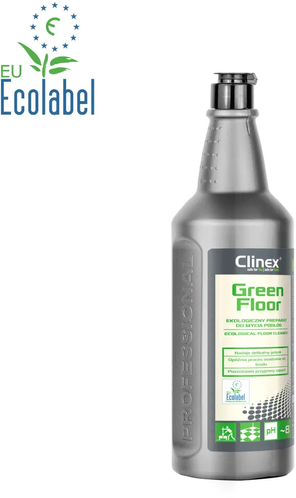 Clinex Green Floor, 1 litru, detergent lichid pentru curatarea pardoselilor