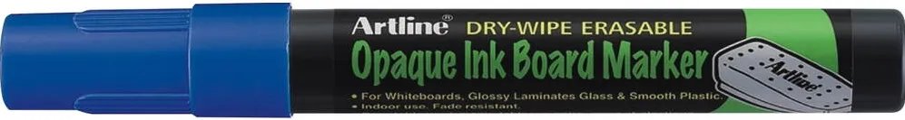 Artline Marker cu cerneala opaca, ARTLINE, pentru table de scris, varf 2.0mm - albastru