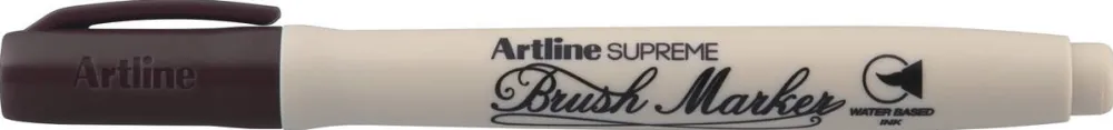 Artline Carioca ARTLINE Supreme, varf flexibil (tip pensula) - maro inchis