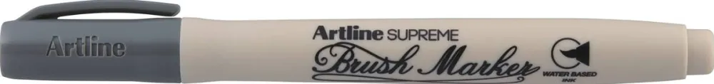 Artline Carioca ARTLINE Supreme, varf flexibil (tip pensula) - gri