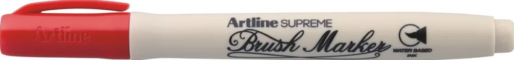 Artline Carioca ARTLINE Supreme, varf flexibil (tip pensula) - rosu
