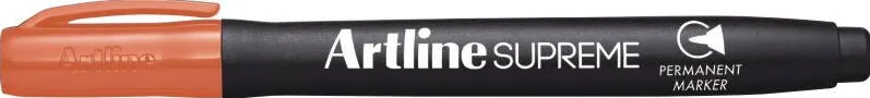 Artline Permanent marker ARTLINE Supreme, corp plastic, varf rotund 1.0mm - portocaliu