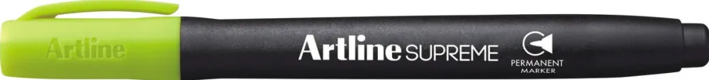 Artline Permanent marker ARTLINE Supreme, corp plastic, varf rotund 1.0mm - galben pastel