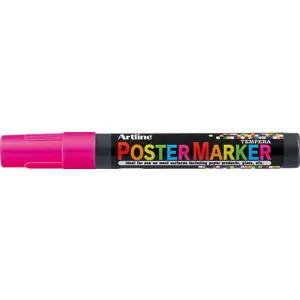 Artline Marker pentru poster ARTLINE, corp plastic, varf rotund 2mm - roz fluorescent