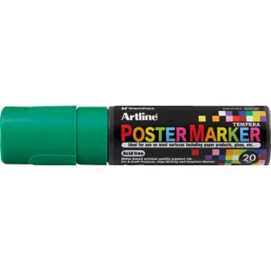 Artline Marker pentru poster ARTLINE, corp plastic, varf tesit 20mm - verde