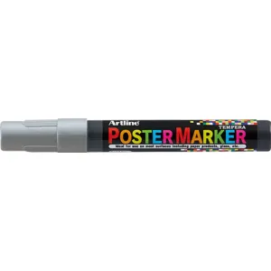 Artline Marker pentru poster ARTLINE, corp plastic, varf rotund 2mm - argintiu
