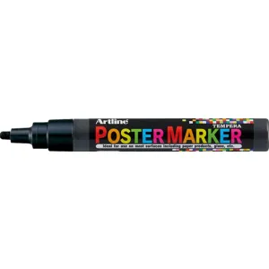 Artline Marker pentru poster ARTLINE, corp plastic, varf rotund 6mm - negru