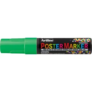 Artline Marker pentru poster ARTLINE, corp plastic, varf rotund 6mm - verde fluorescent