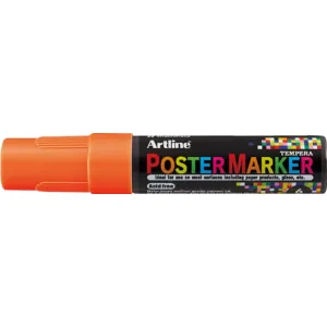 Artline Marker pentru poster ARTLINE, corp plastic, varf rotund 6mm - portocaliu fluorescent