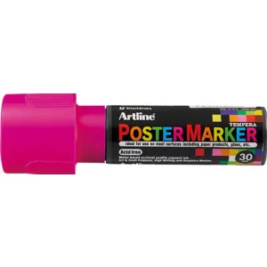 Artline Marker pentru poster ARTLINE, corp plastic, varf tesit 30mm - roz fluorescent