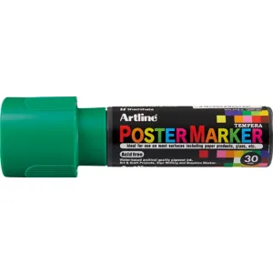 Artline Marker pentru poster ARTLINE, corp plastic, varf tesit 30mm - verde