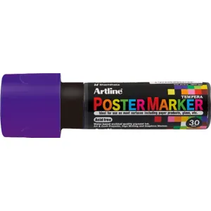 Artline Marker pentru poster ARTLINE, corp plastic, varf tesit 30mm - mov