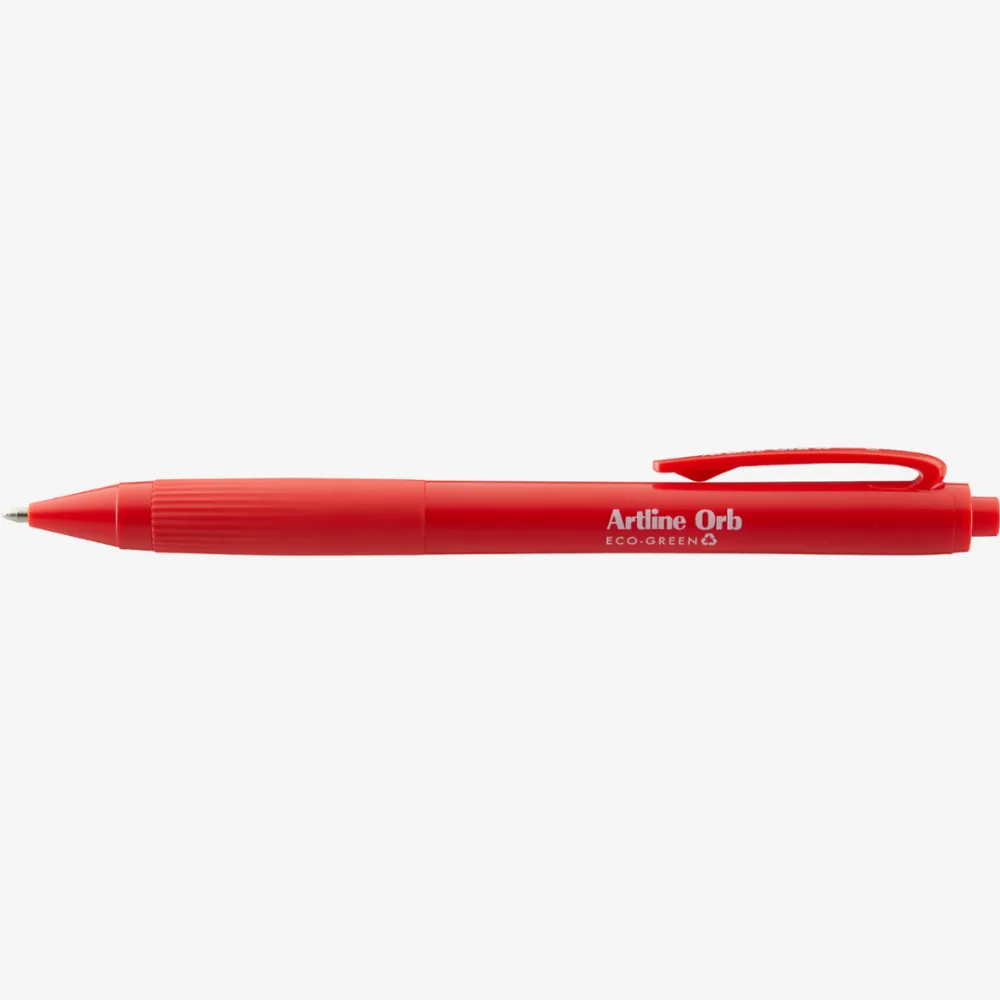 Artline Pix ARTLINE Orb Eco Green, rubber grip, varf 1.0mm - rosu