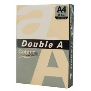 Double A Hartie color pentru copiator A4, 80gsm, 25coli/top, Double A - gold intens