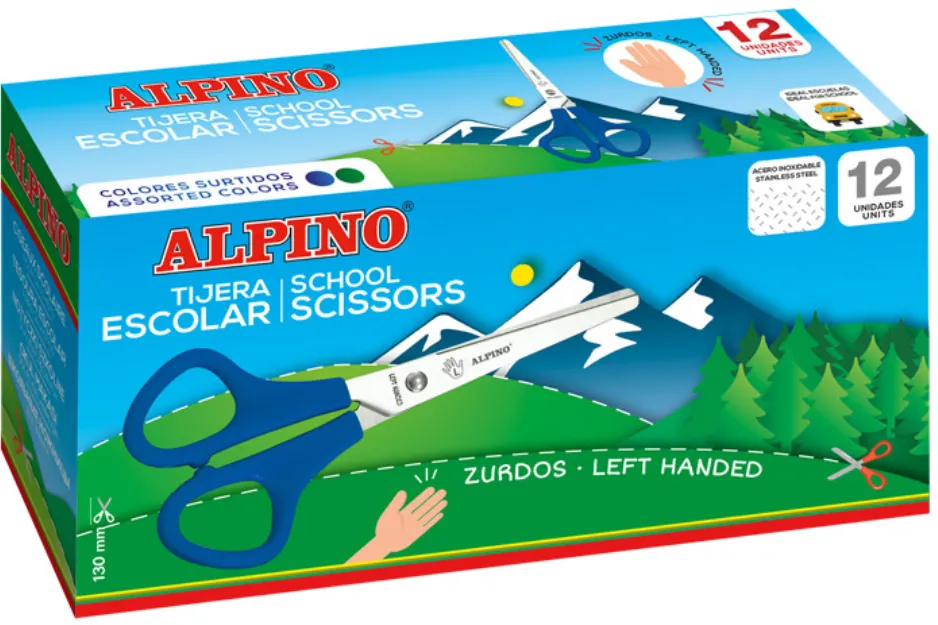 Alpino Foarfeca pentru stangaci, 130 mm, ALPINO