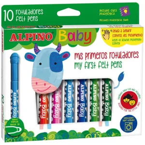 Alpino Carioca lavabila, 10 culori/set, ALPINO Baby - Maxi