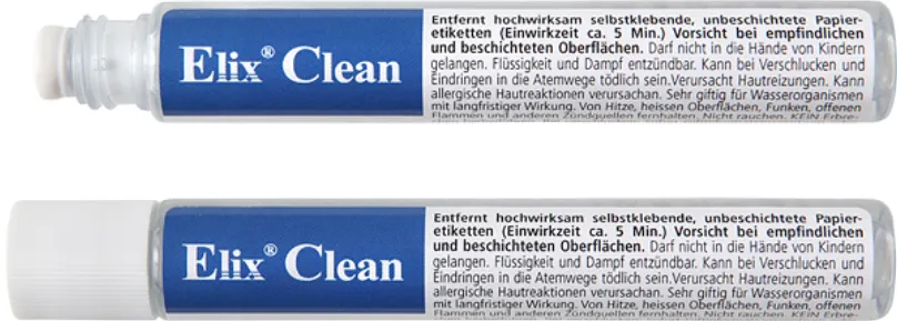 Solutie de curatare ELIX Clean Tub cu lichid pentru curatare (indepartare) etichete, 15ml, ELIX Clean