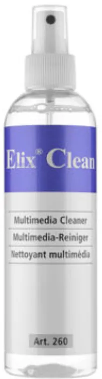 Solutie de curatare ELIX Clean Spray curatare monitoare TFT/LCD/notebook, 250ml, ELIX Clean