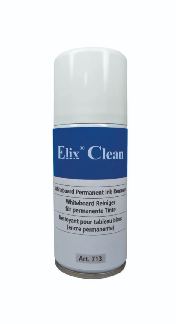 Solutie de curatare ELIX Clean Spray reconditionare table albe pentru scris, indeparteaza cerneala permanenta, 150ml, ELIX Clean