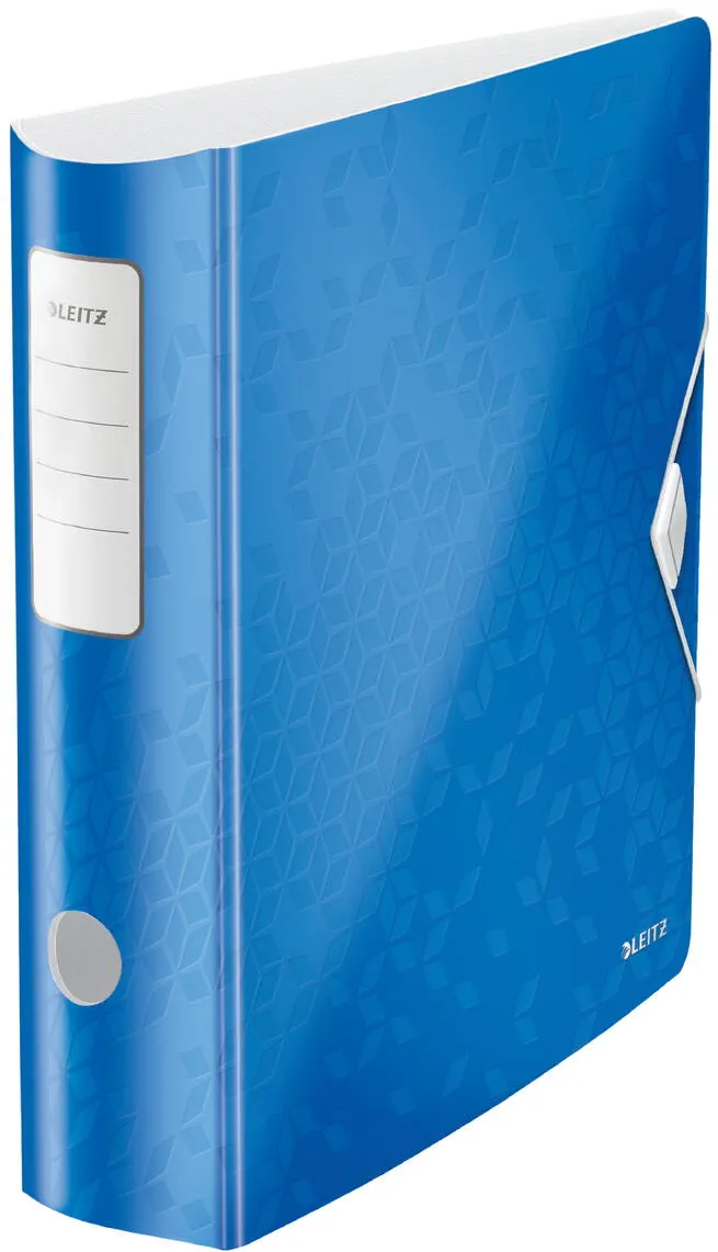Leitz Biblioraft LEITZ 180 Active WOW, polyfoam, partial reciclat, A4, 82 mm, albastru