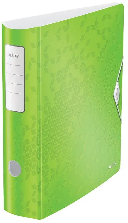 Leitz Biblioraft LEITZ 180 Active WOW, polyfoam, partial reciclat, A4, 82 mm, verde