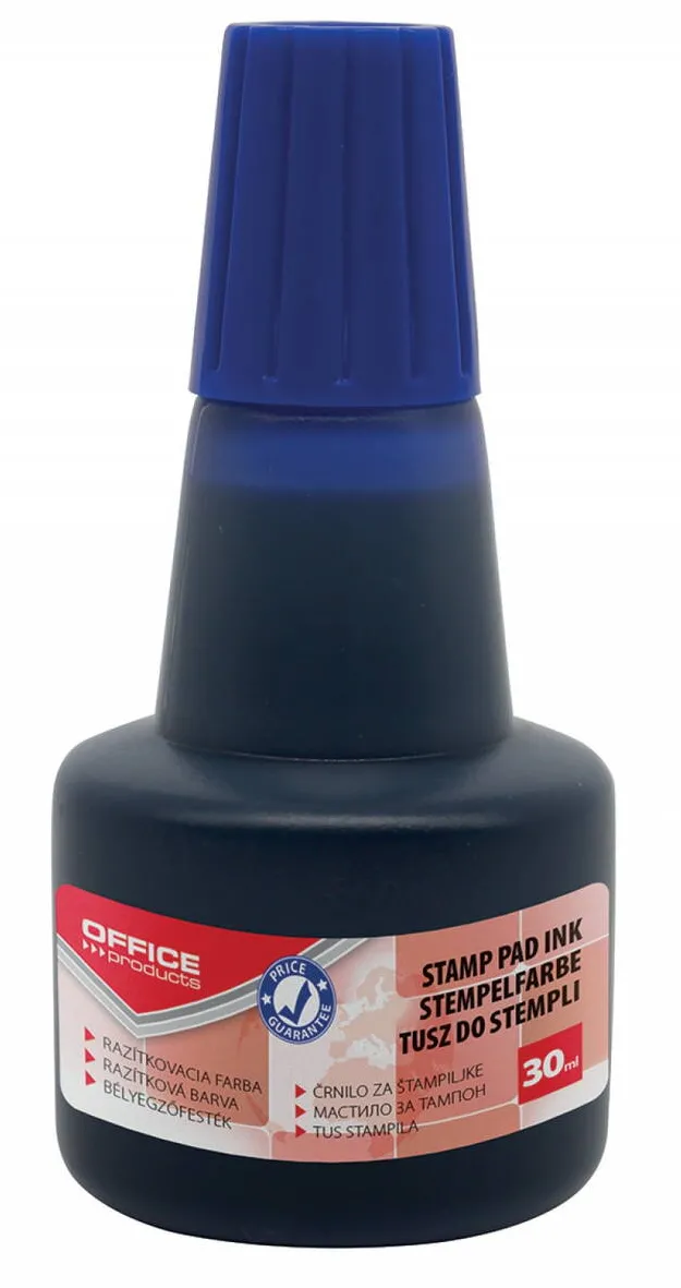 Office Products Tus stampile, 30ml, Office Products - albastru