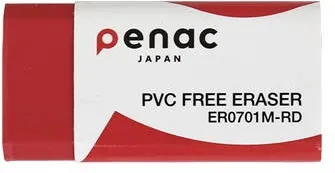 Penac Radiera PENAC, 100% cauciuc, 59 x 21 x 10mm - culoare rosie