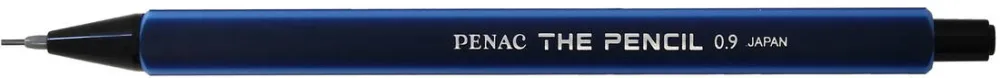 Penac Creion mecanic PENAC The Pencil, rubber grip, 0.9mm, varf plastic - corp bleumarin