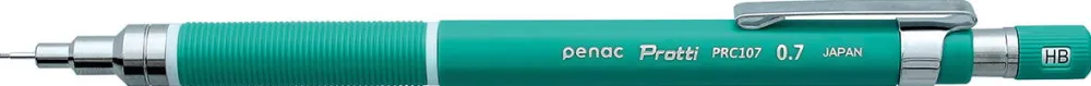 Penac Creion mecanic profesional PENAC Protti PRC-107, 0.7mm, con metalic, varf retractabil, verde